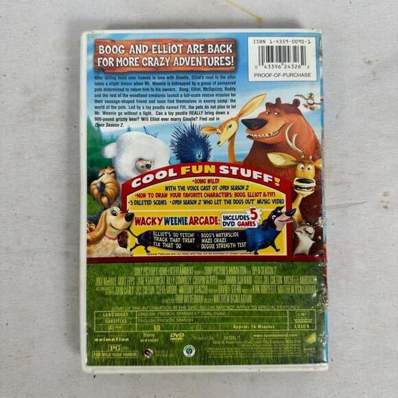Open Season 2 DVD Family Animation Comedy Movie - Picture 3 of 4
